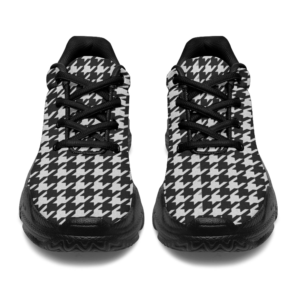BW Houndstooth Chunky Sneakers