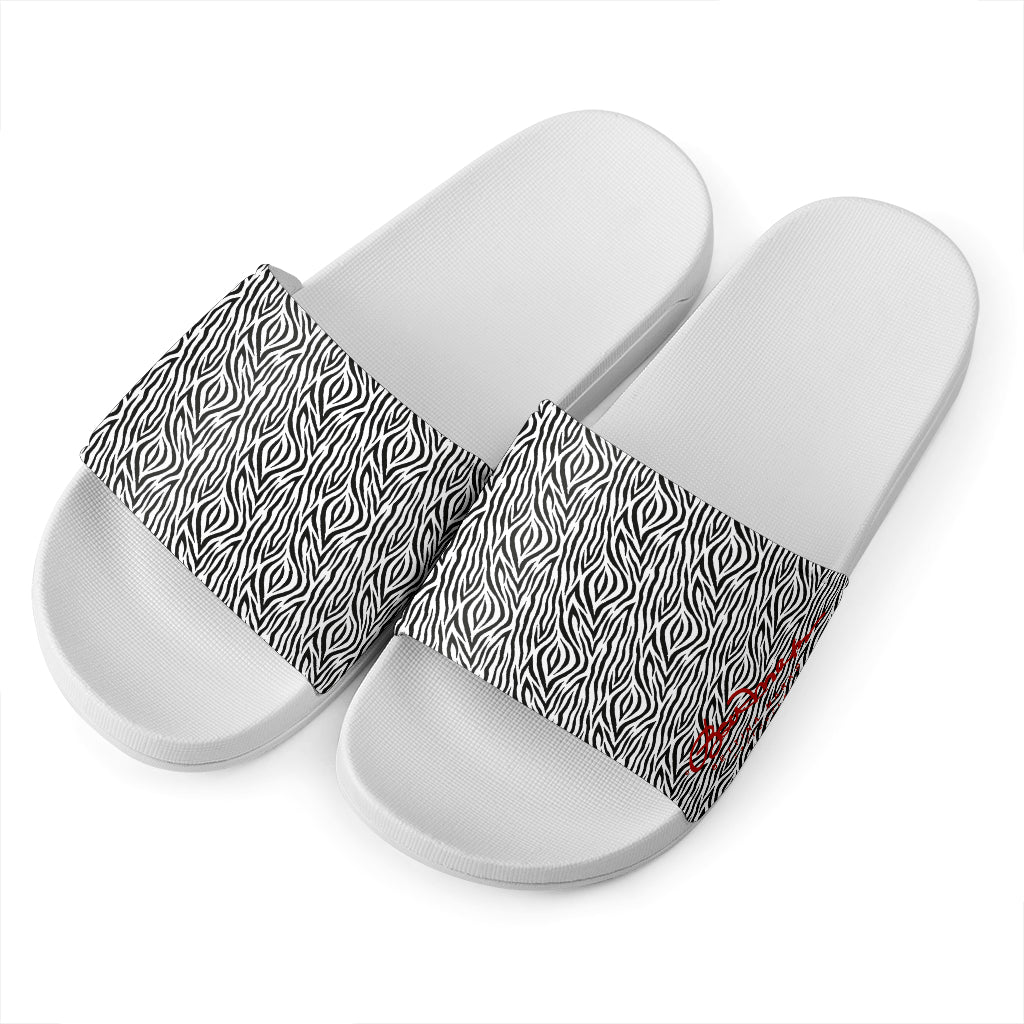 Zebra Slide Sandal