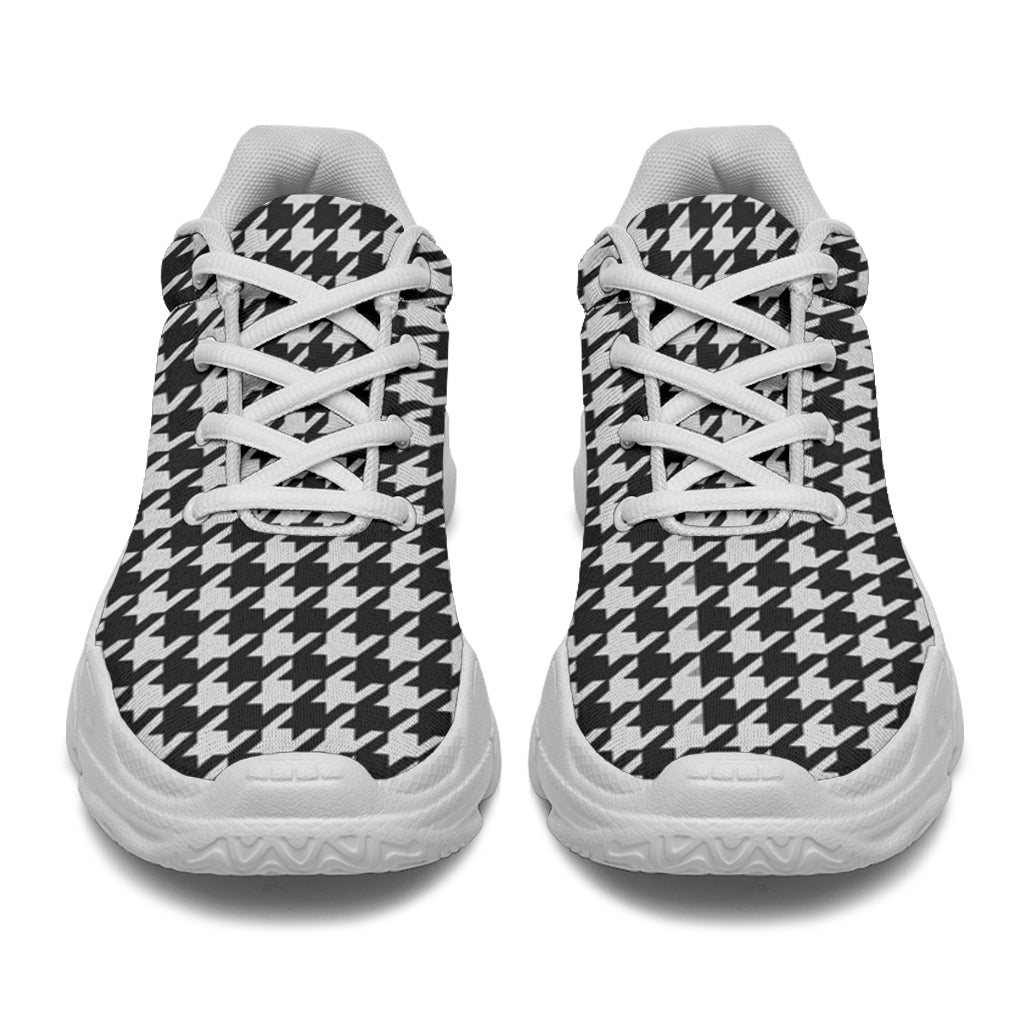BW Houndstooth Chunky Sneakers