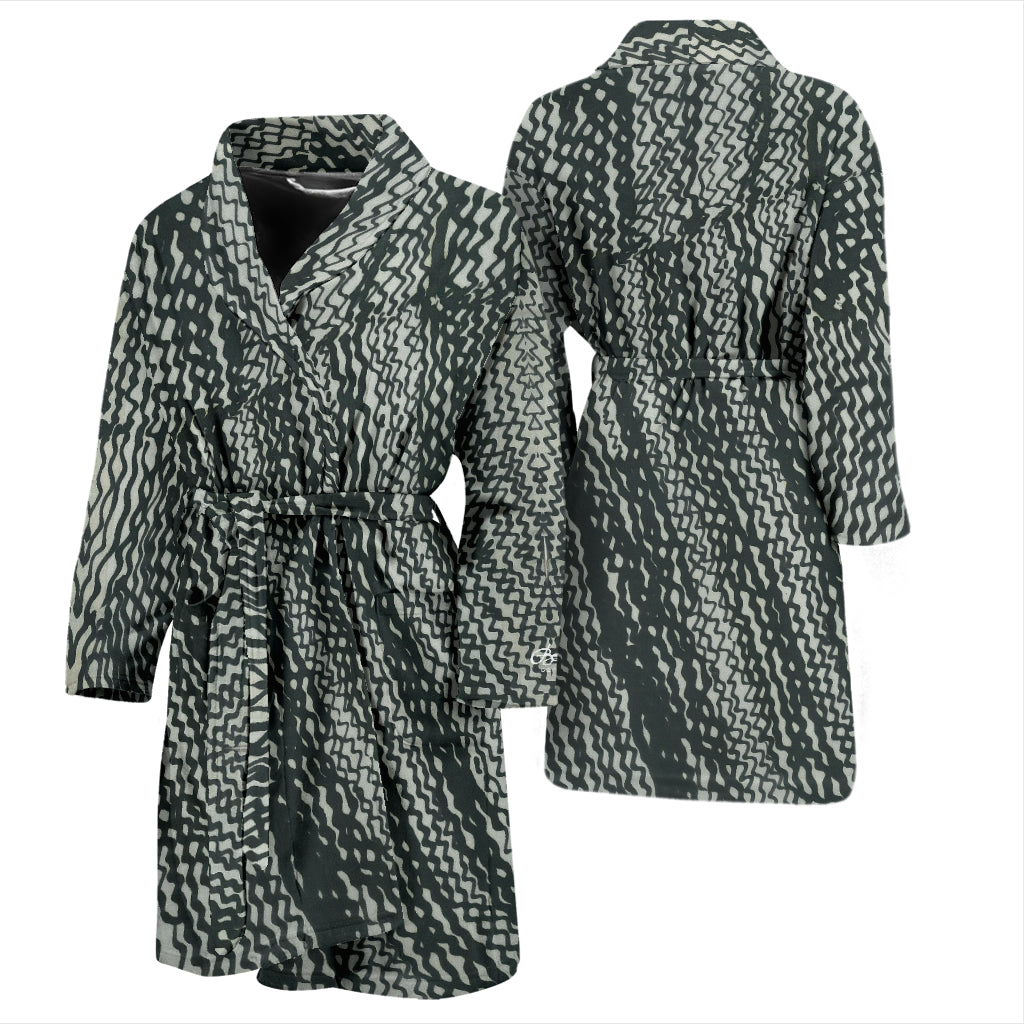 Tire Scribbles Bath Robe - Men