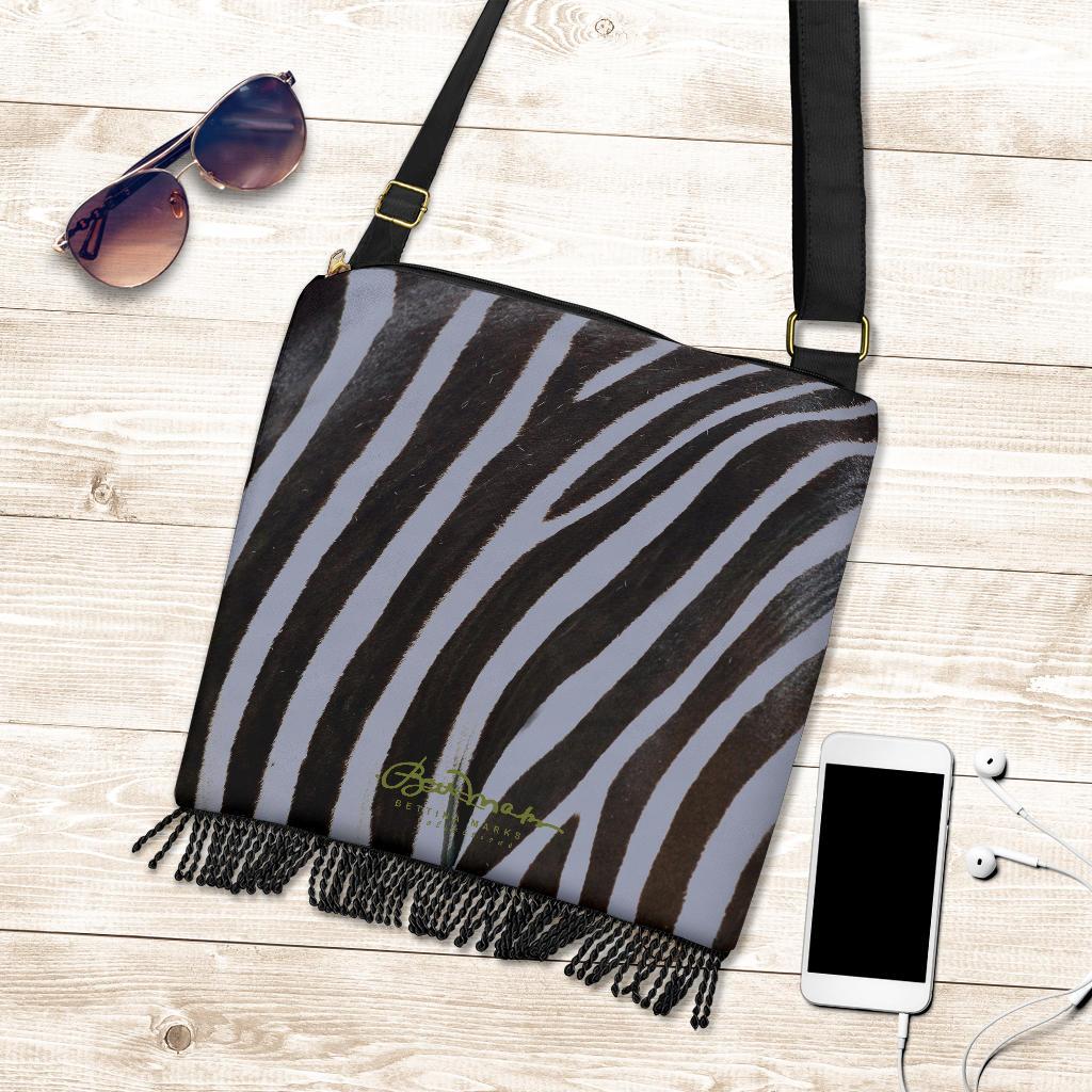 Wild (select color) Zebra Boho Bag