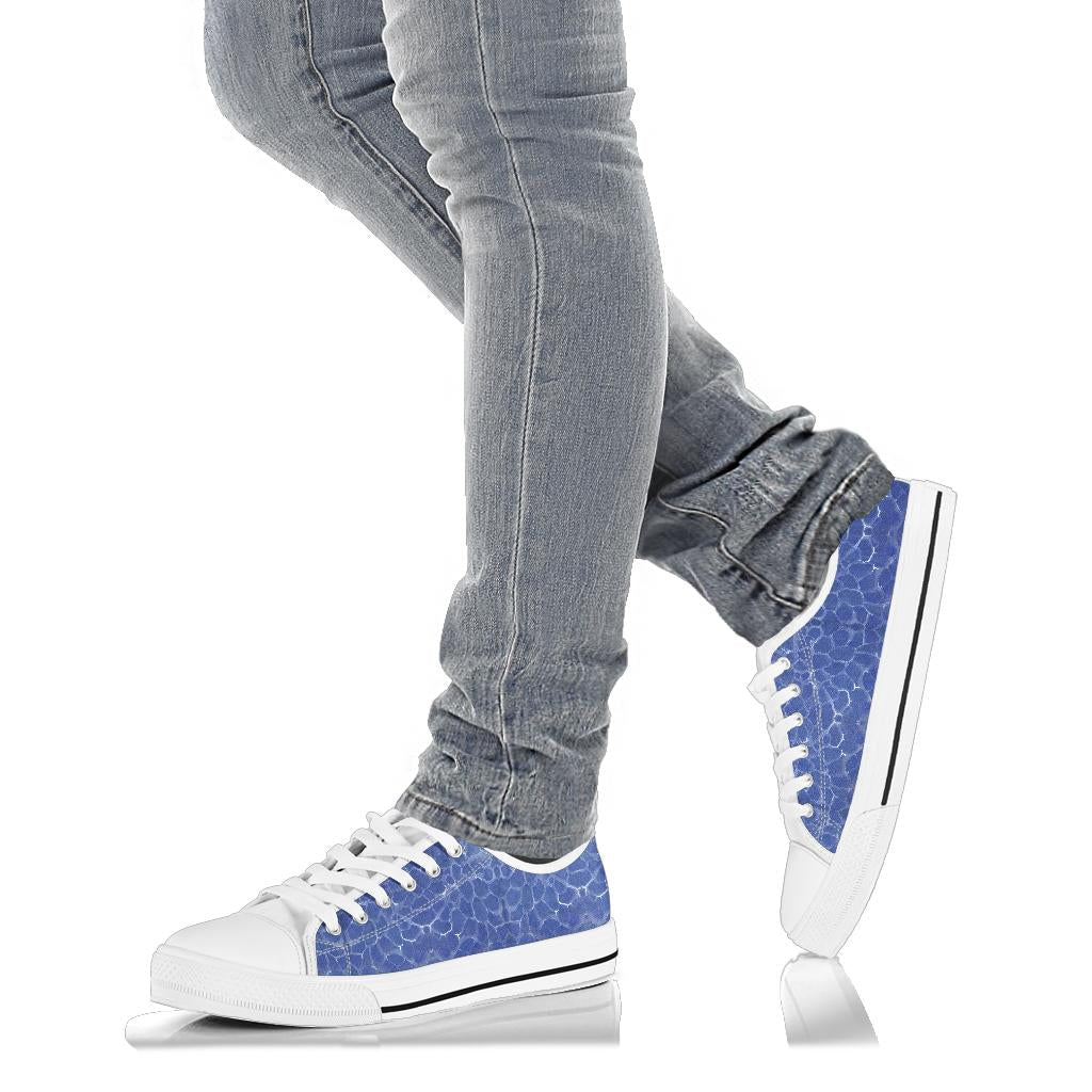 Blue Pool Low Top Sneakers