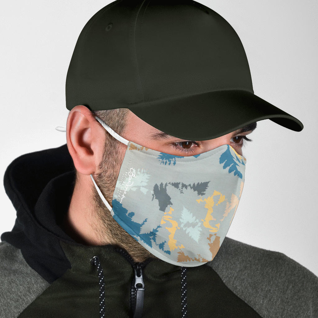Face Mask Abstract Forest