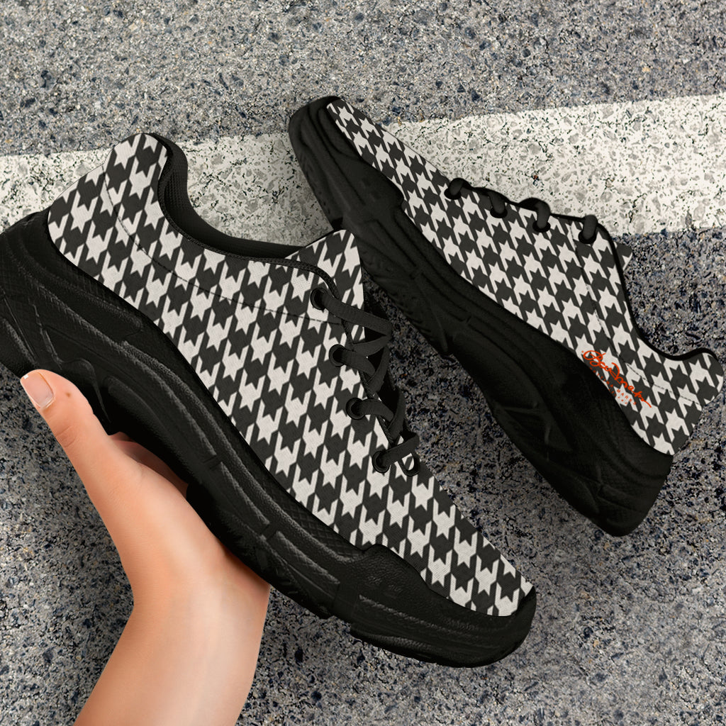BW Houndstooth Chunky Sneakers