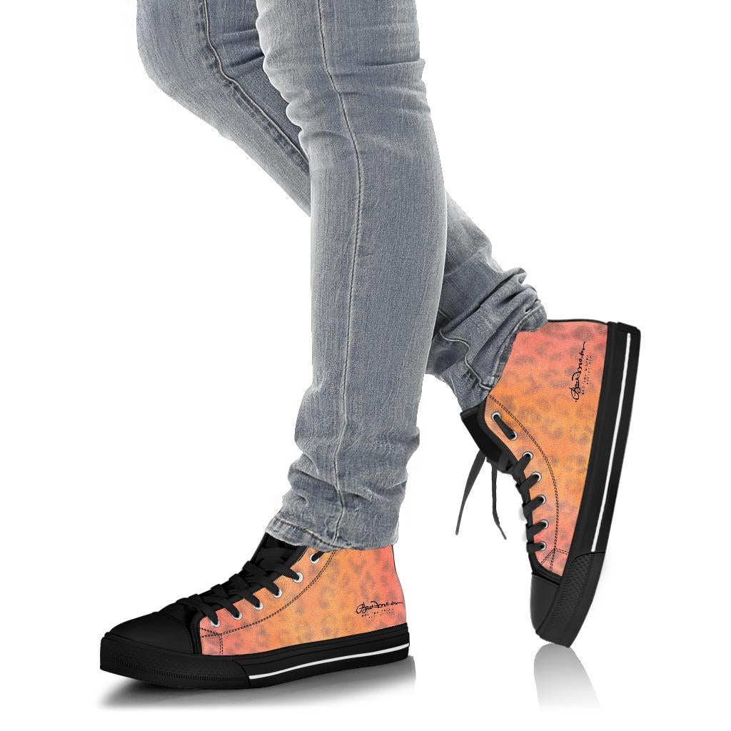 Ombre Leopard High Top Sneakers