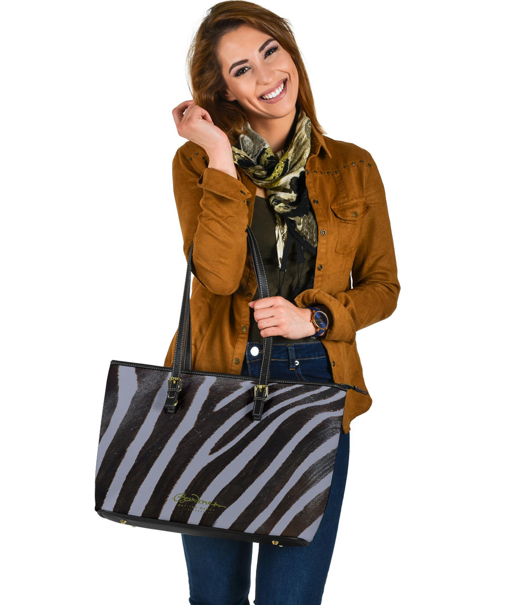 Wild (select color) Zebra Large Tote Bag