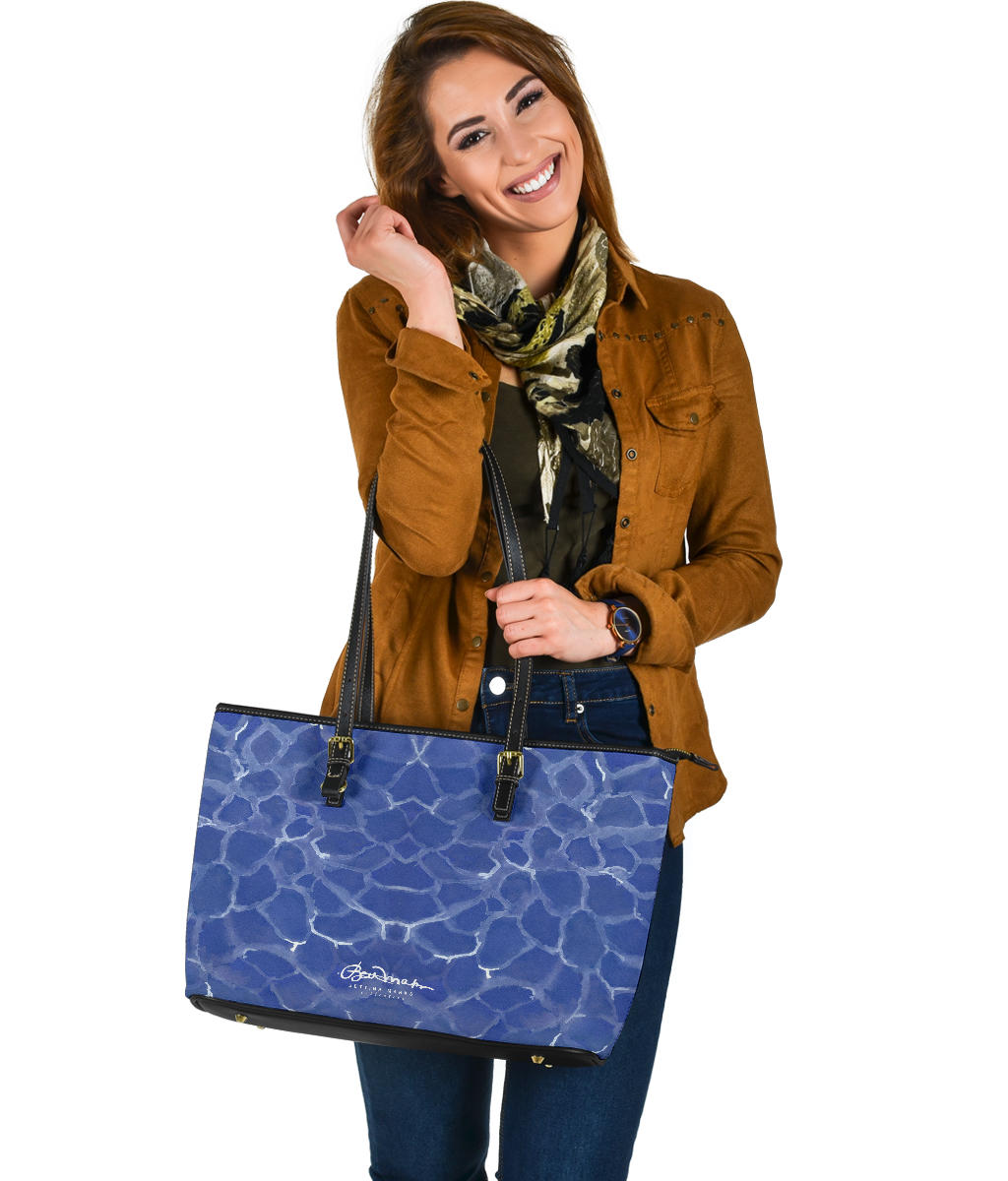 Blue Pool Large Tote Bag