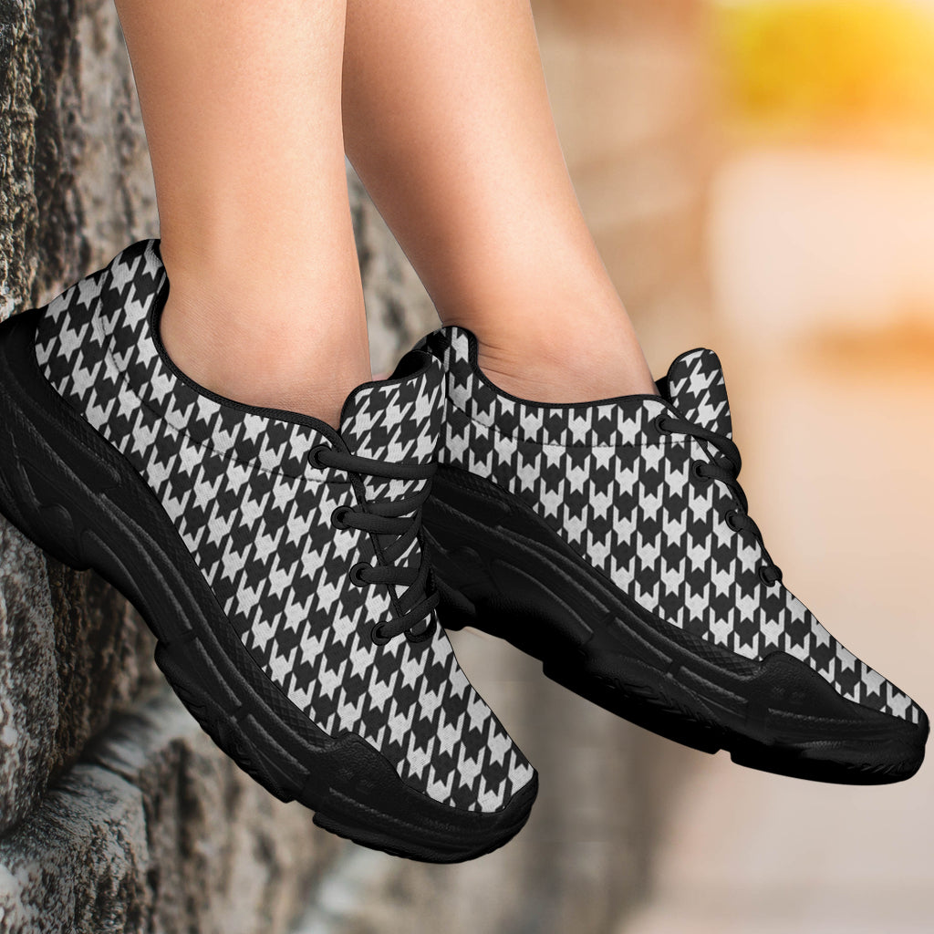 BW Houndstooth Chunky Sneakers