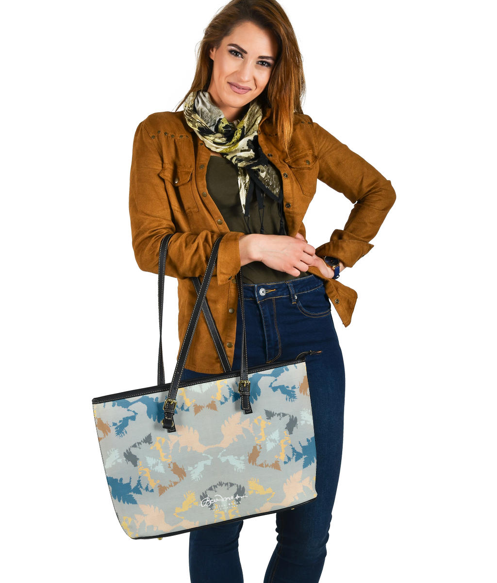 Abstract Forest Large Tote Bag