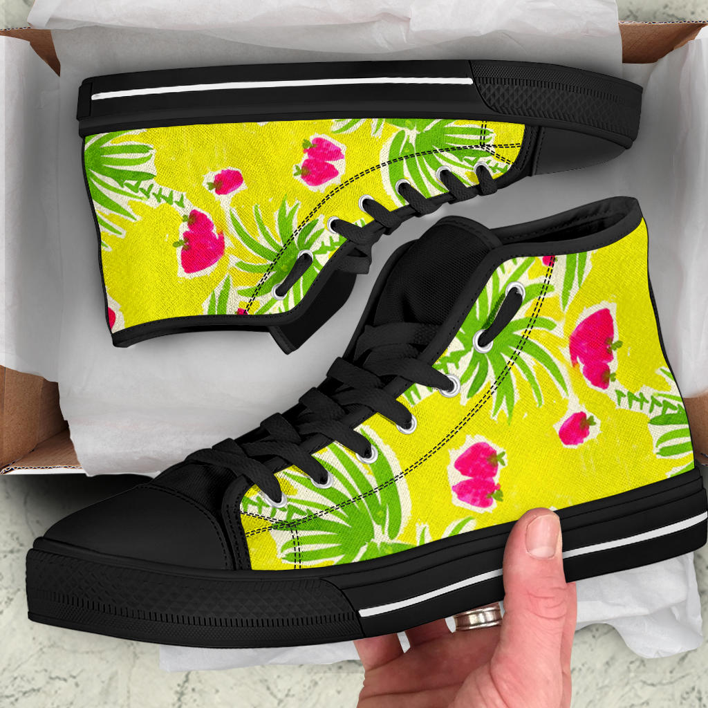 Strawberry Tropic High Top Sneakers