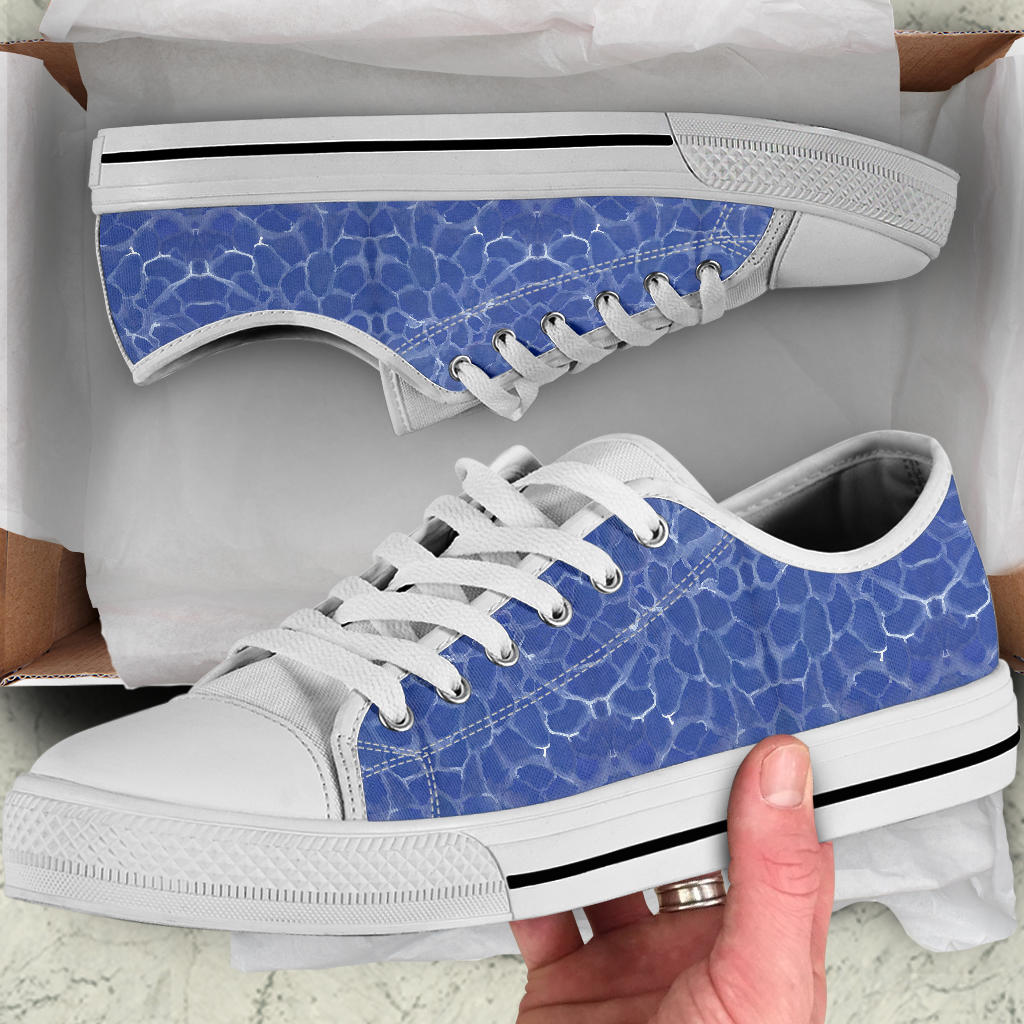 Blue Pool Low Top Sneakers