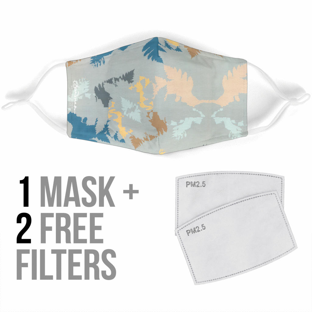 Face Mask Abstract Forest