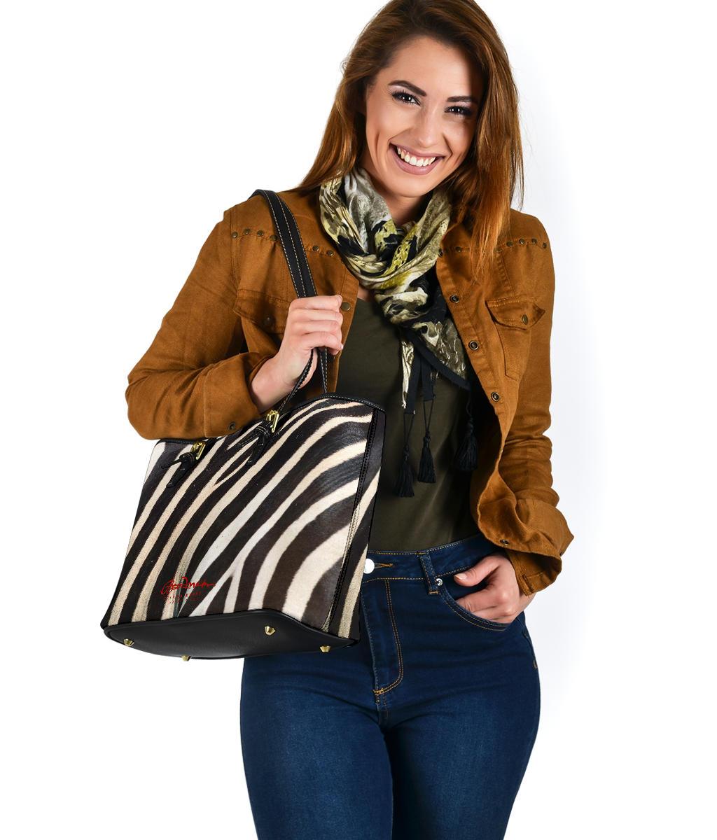 Wild (select color) Zebra Small Tote Bag