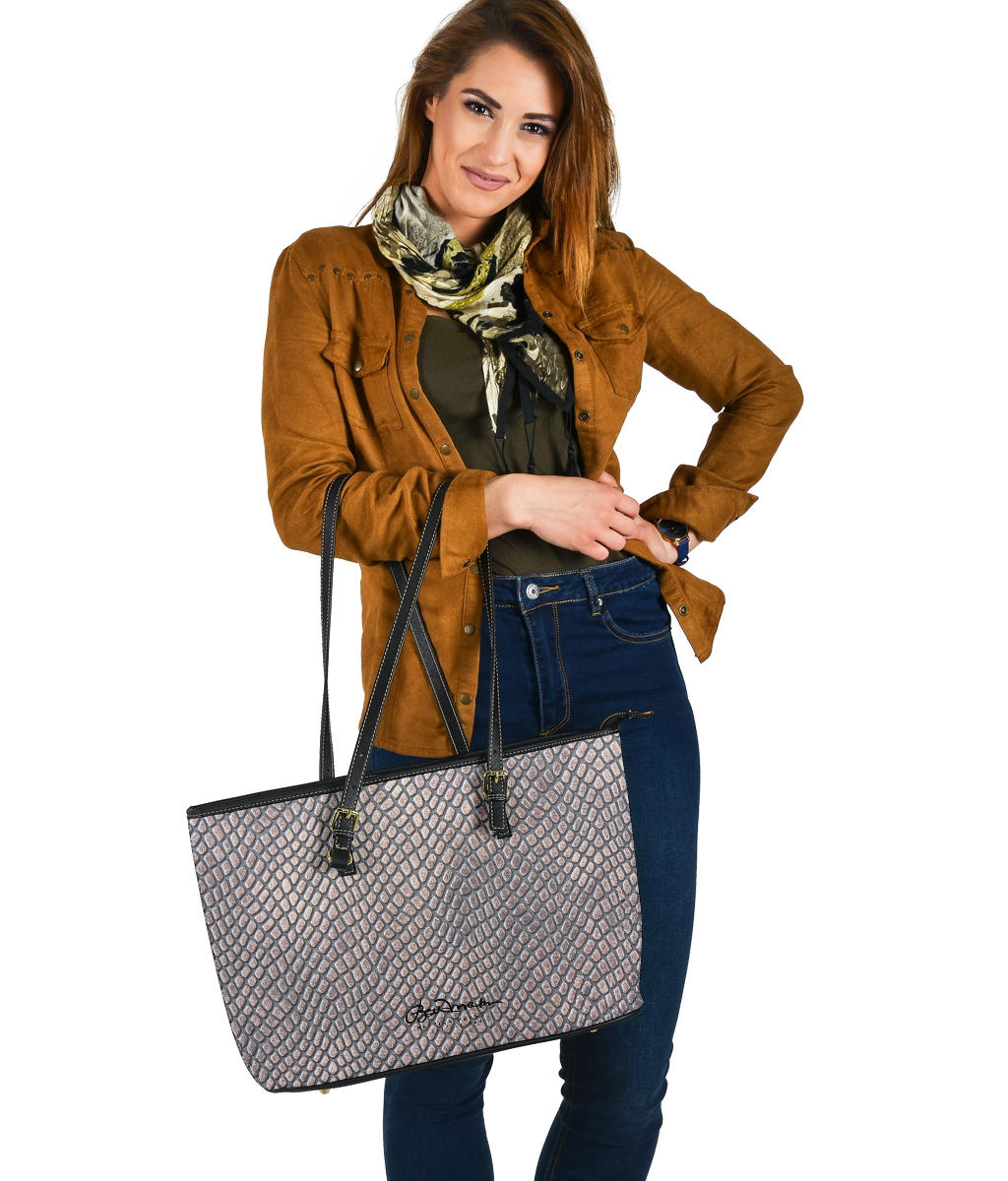 Croc Print Large Tote Bag