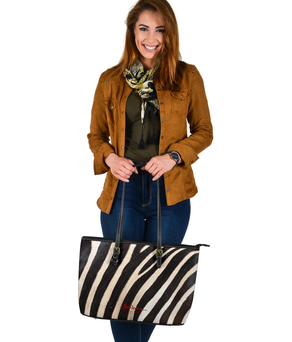 Wild (select color) Zebra Large Tote Bag