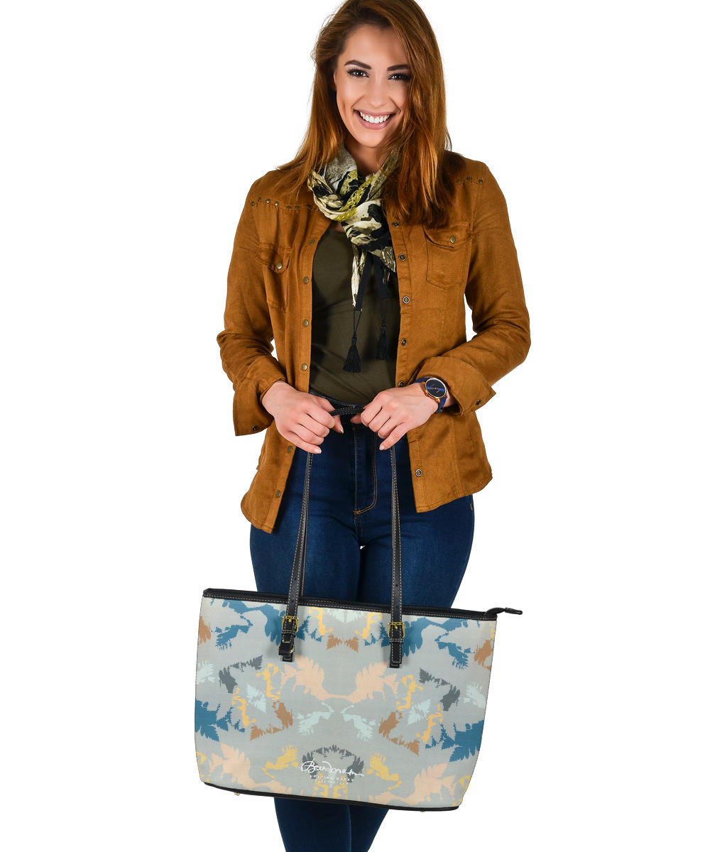 Abstract Forest Large Tote Bag