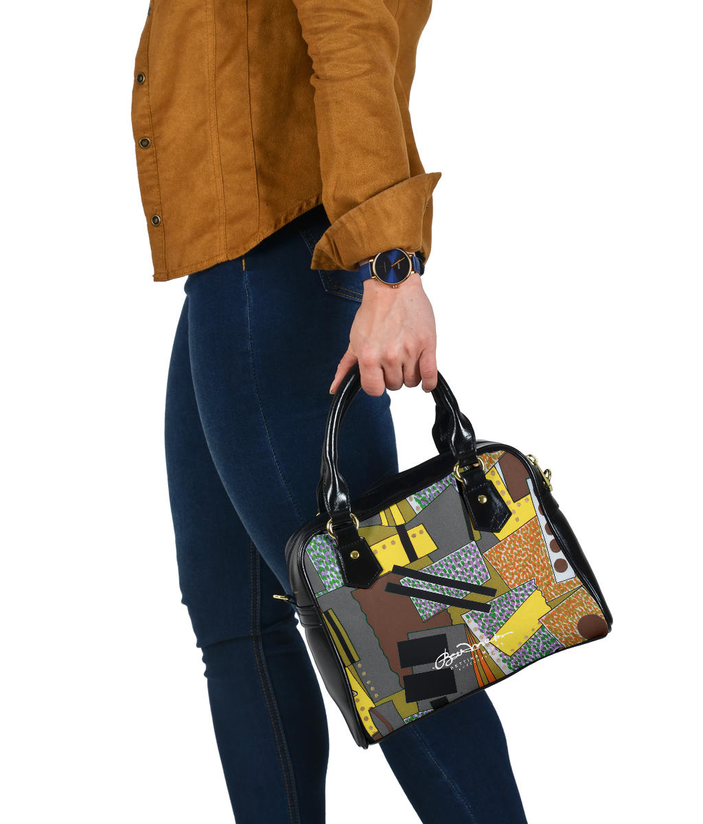 Graphic Tango Hand Bag w Shoulder Strap