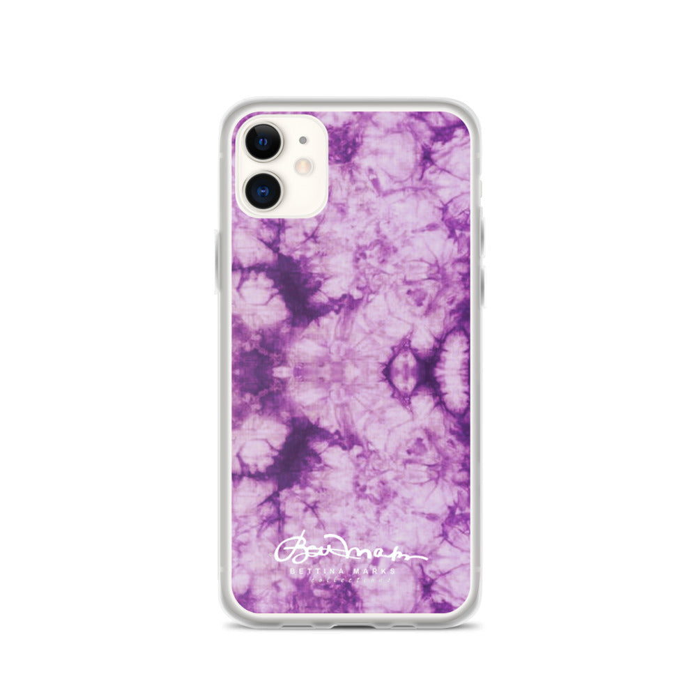 Purple Tie Dye iPhone Case (select model)