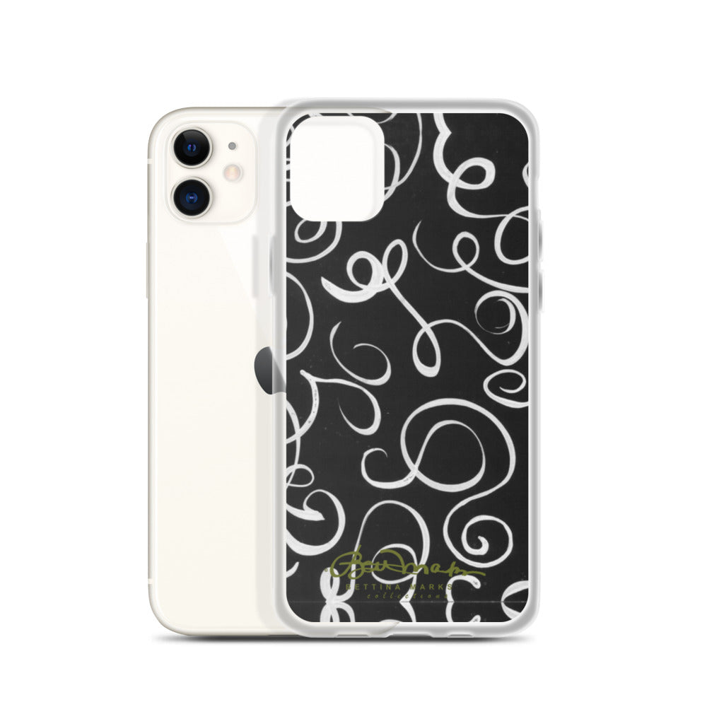 B&W Squiggles iPhone Case (select model)