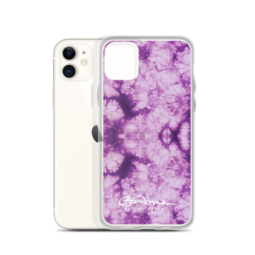 Purple Tie Dye iPhone Case (select model)