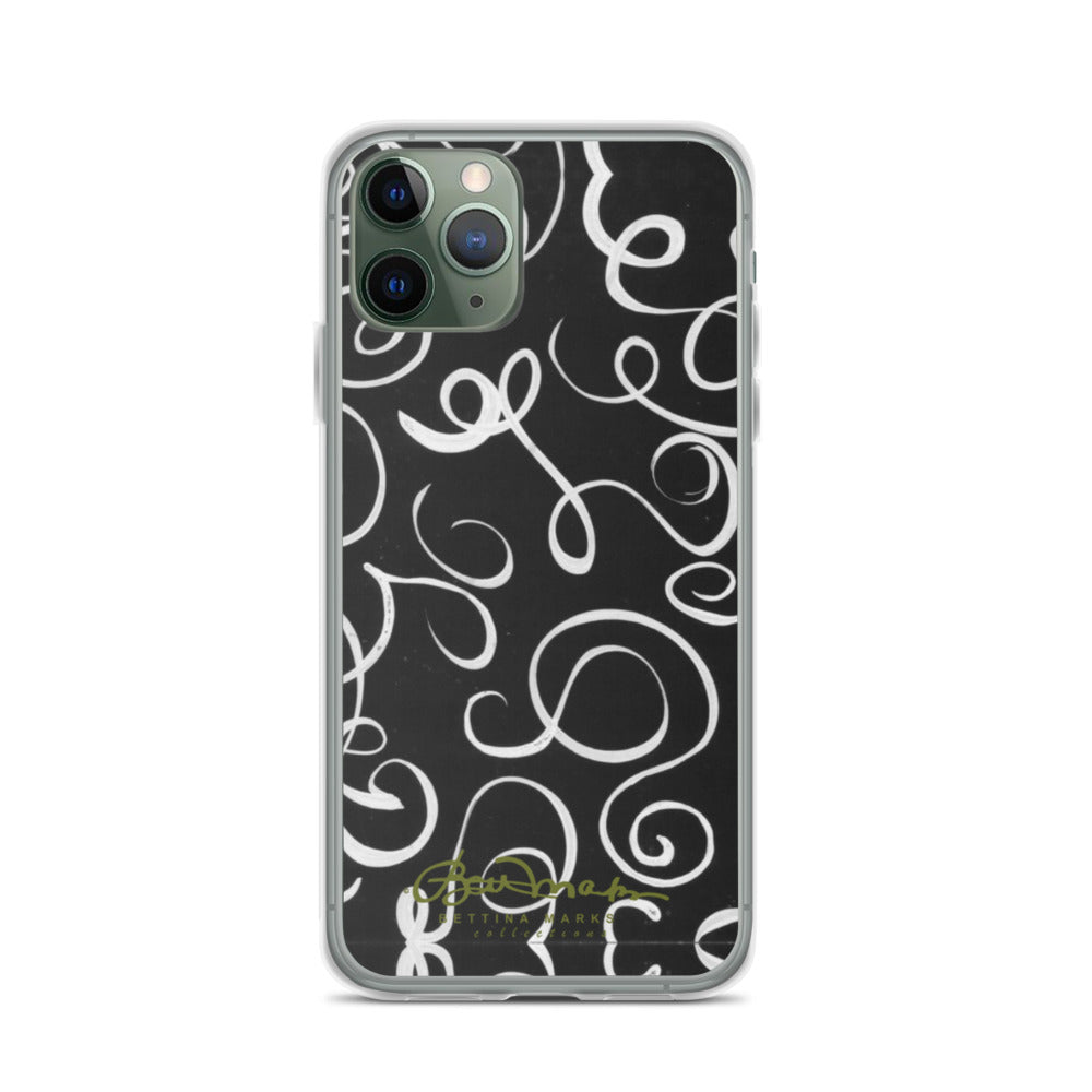 B&W Squiggles iPhone Case (select model)