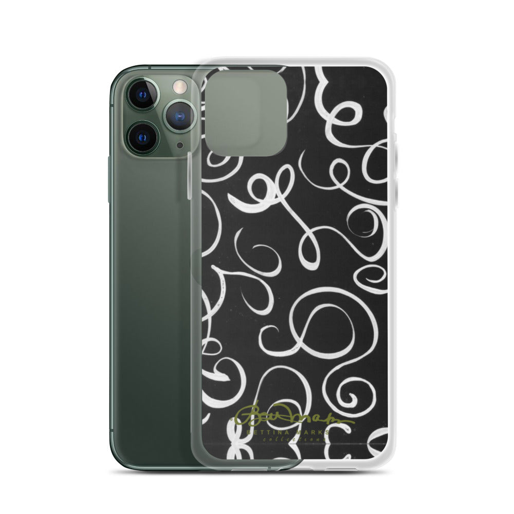 B&W Squiggles iPhone Case (select model)