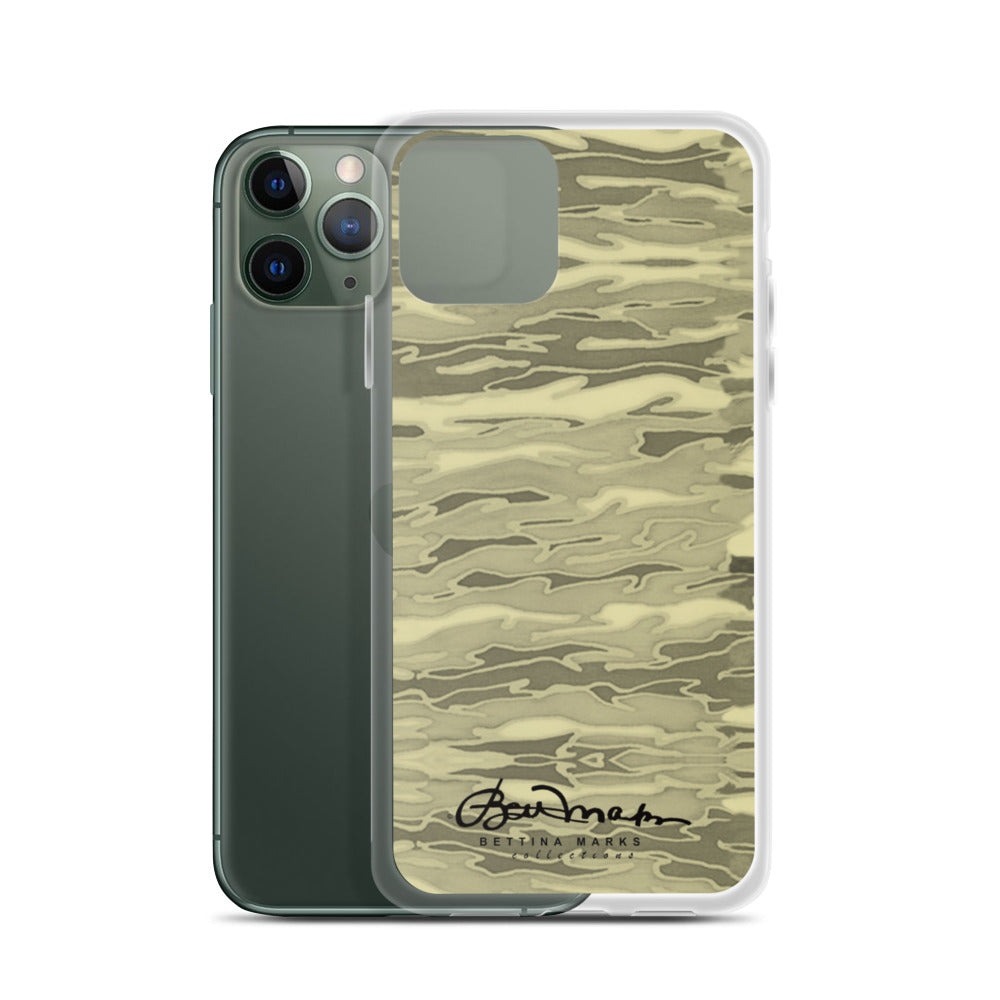 Khaki Lava Camouflage iPhone Case (select model)