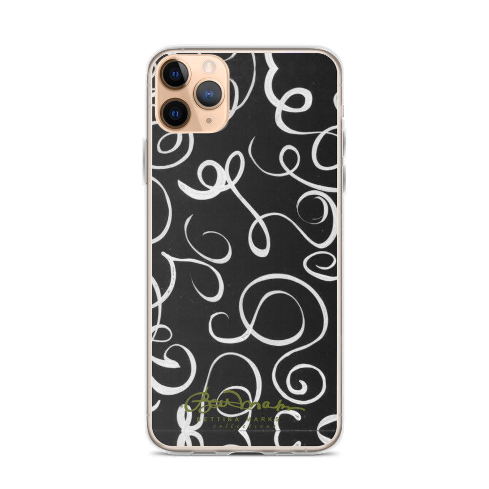 B&W Squiggles iPhone Case (select model)