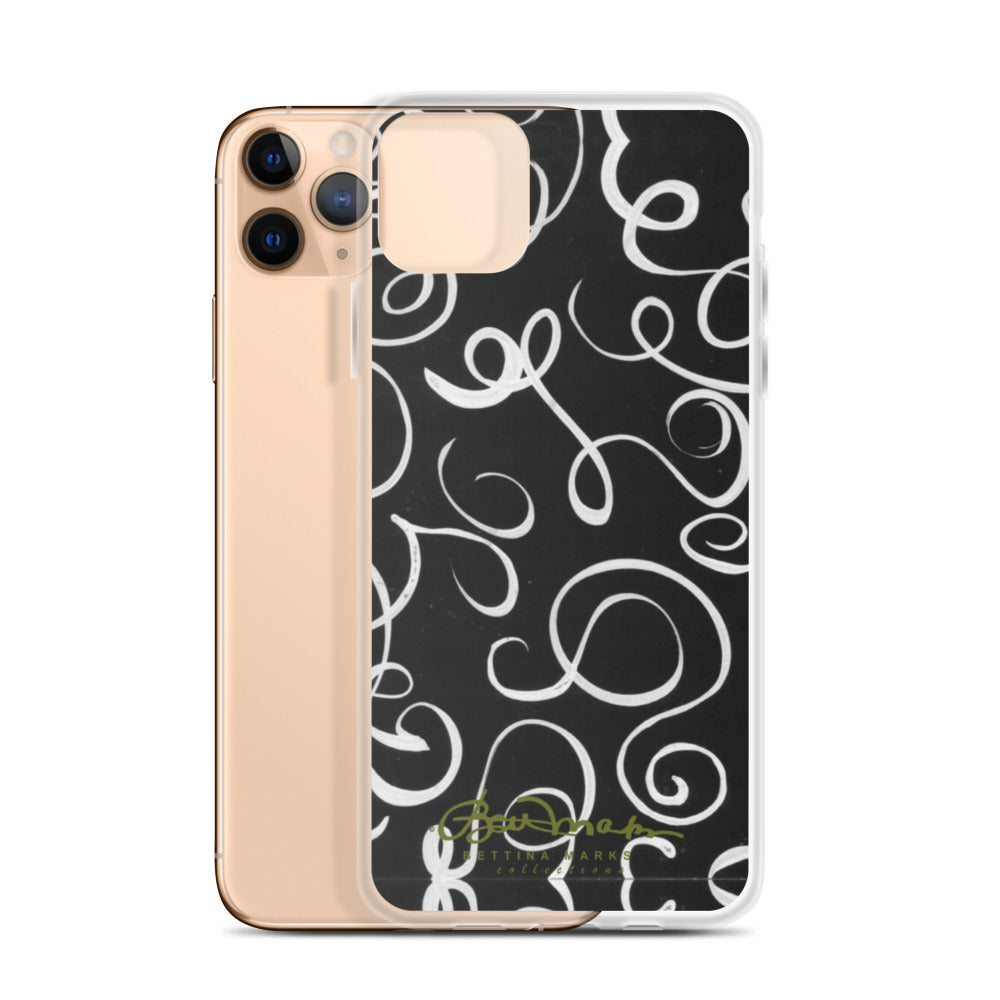 B&W Squiggles iPhone Case (select model)