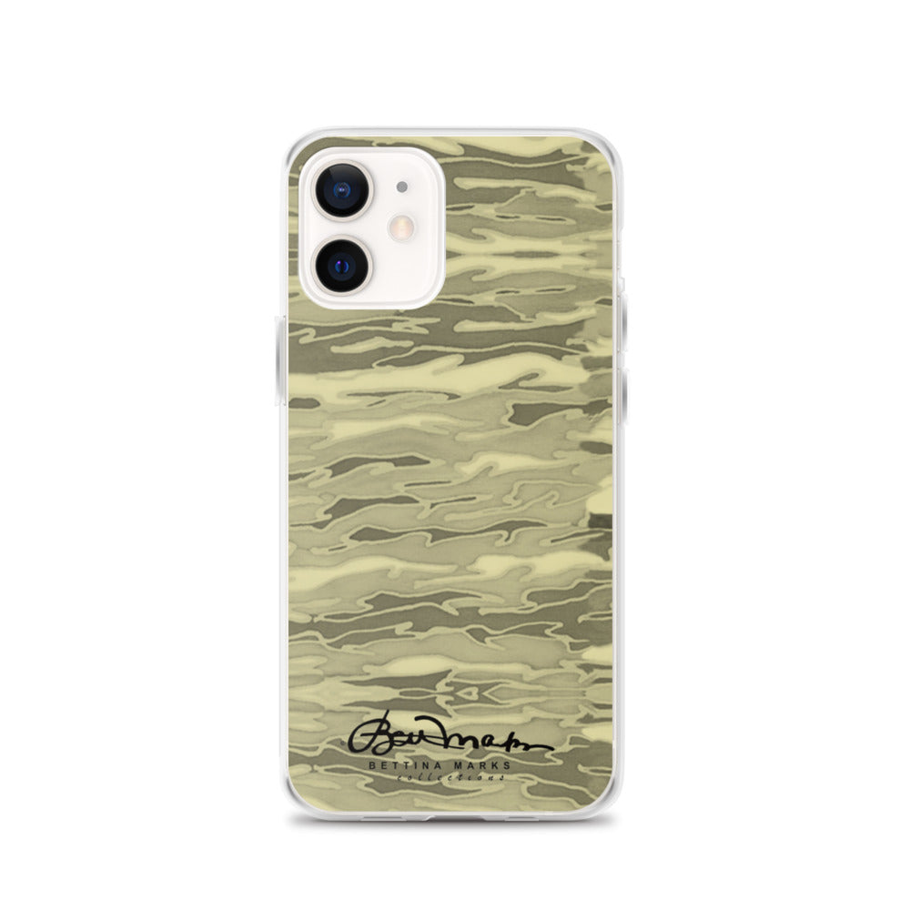 Khaki Lava Camouflage iPhone Case (select model)