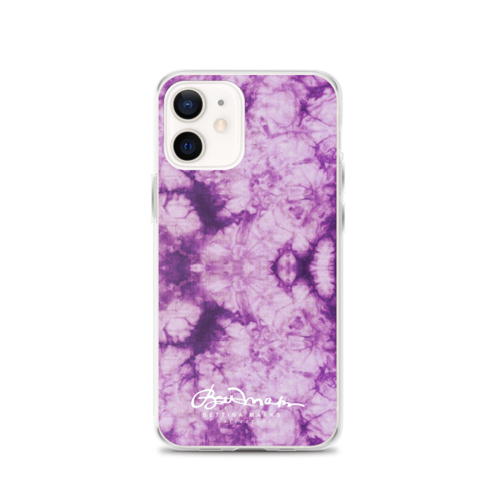 Purple Tie Dye iPhone Case (select model)