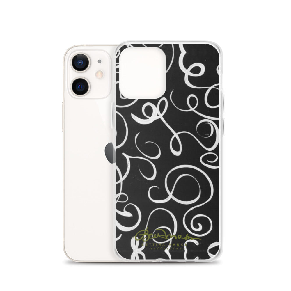 B&W Squiggles iPhone Case (select model)