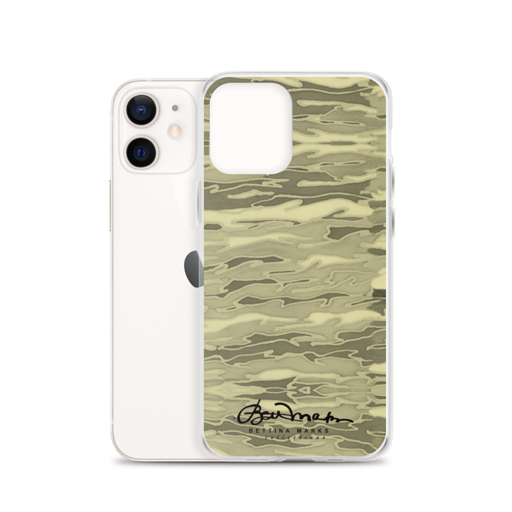 Khaki Lava Camouflage iPhone Case (select model)