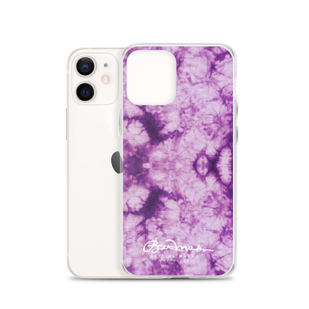 Purple Tie Dye iPhone Case (select model)