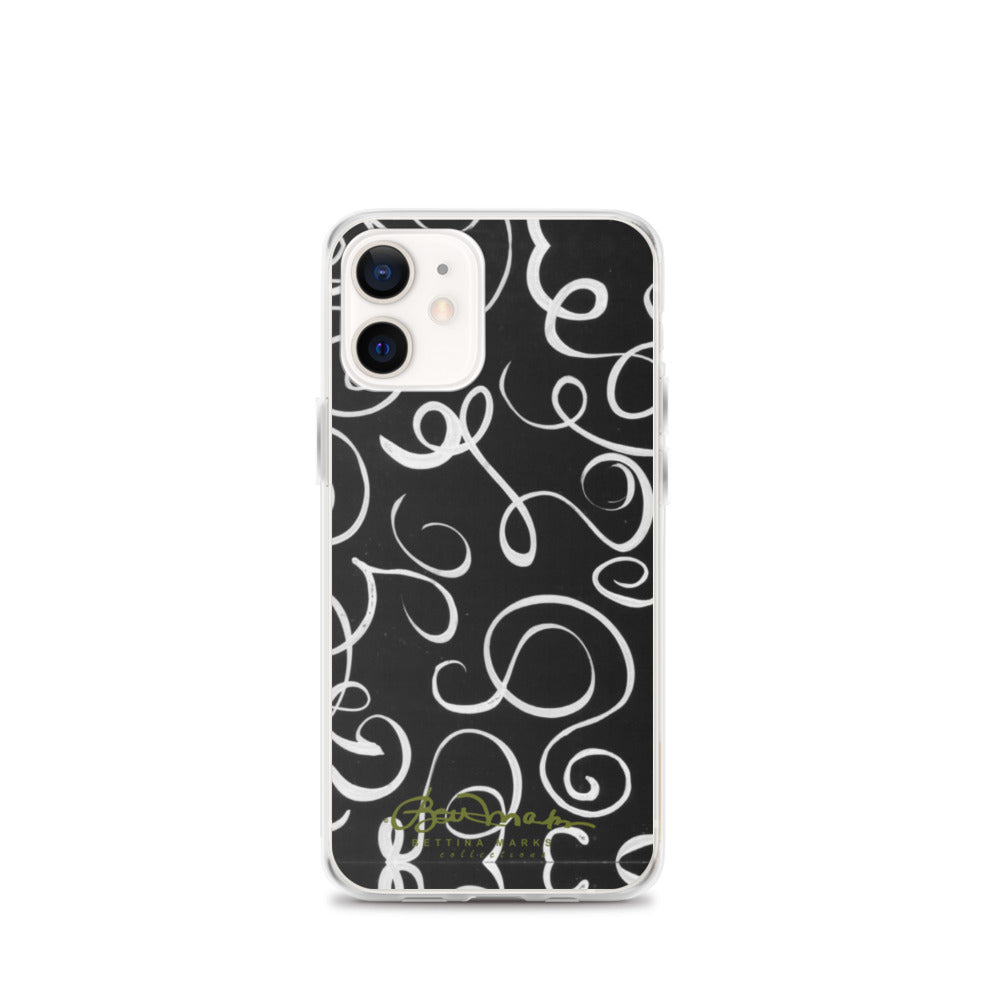 B&W Squiggles iPhone Case (select model)