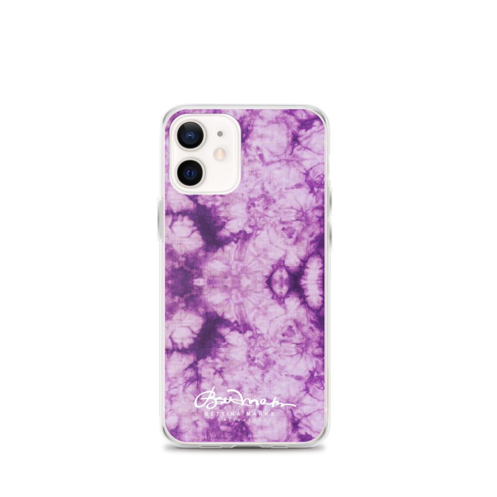 Purple Tie Dye iPhone Case (select model)