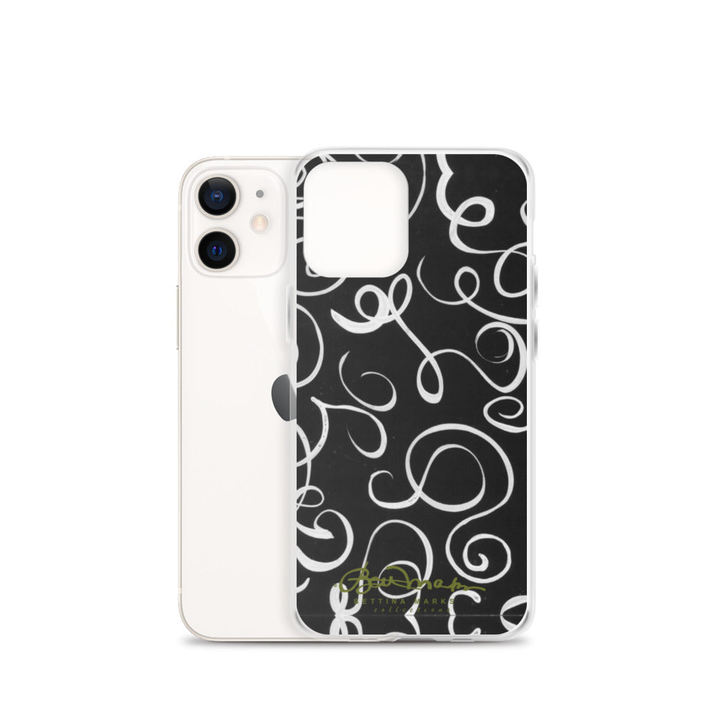 B&W Squiggles iPhone Case (select model)