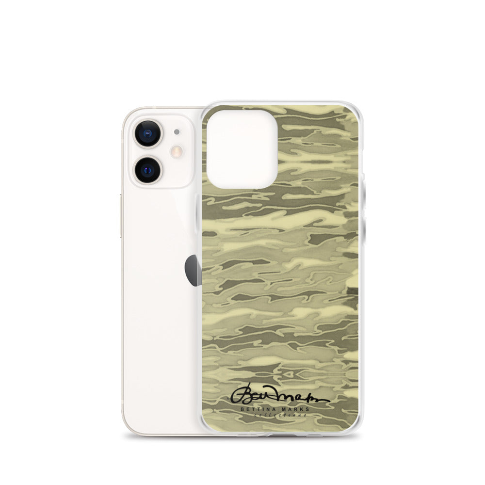 Khaki Lava Camouflage iPhone Case (select model)