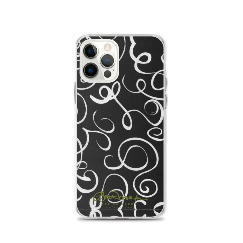 B&W Squiggles iPhone Case (select model)