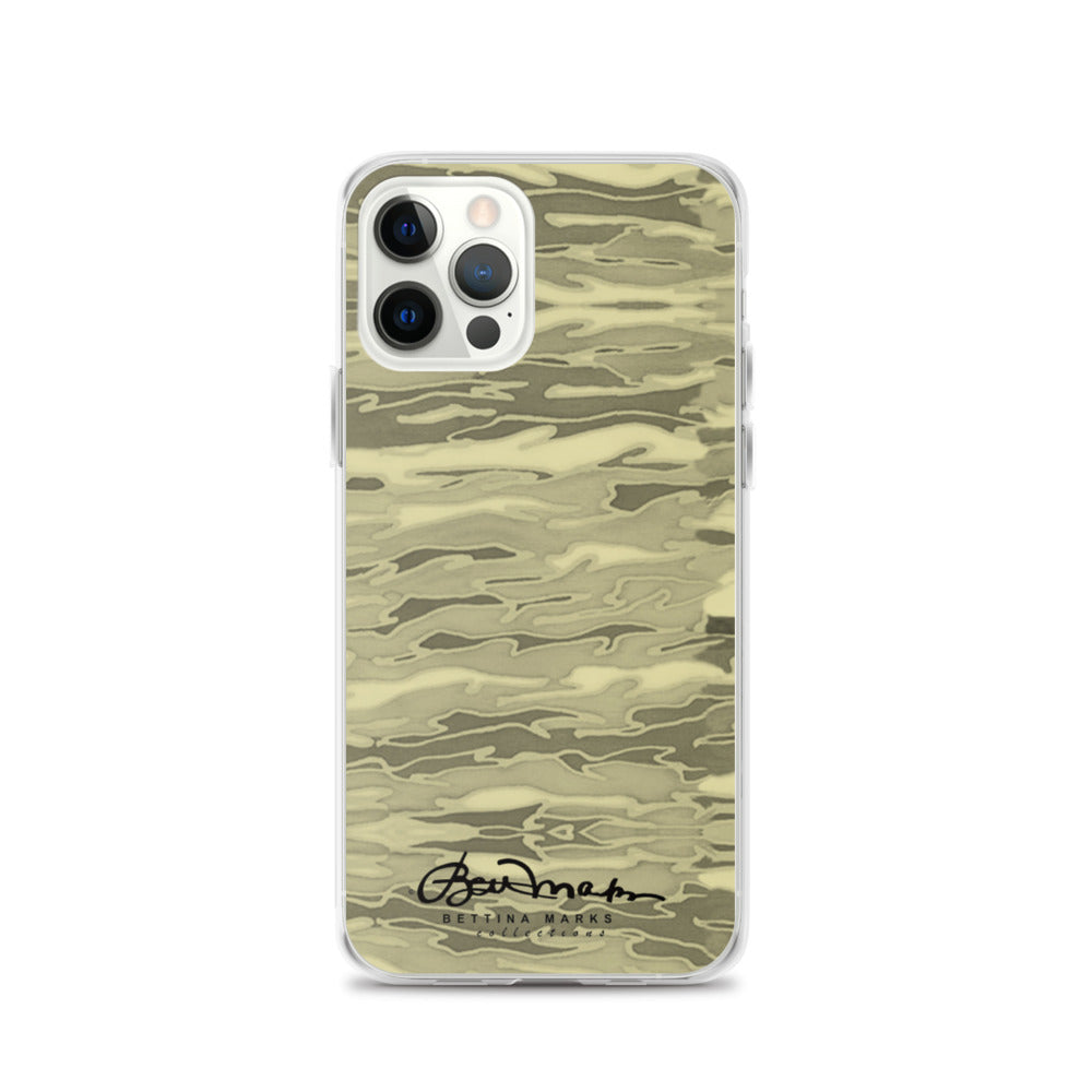 Khaki Lava Camouflage iPhone Case (select model)