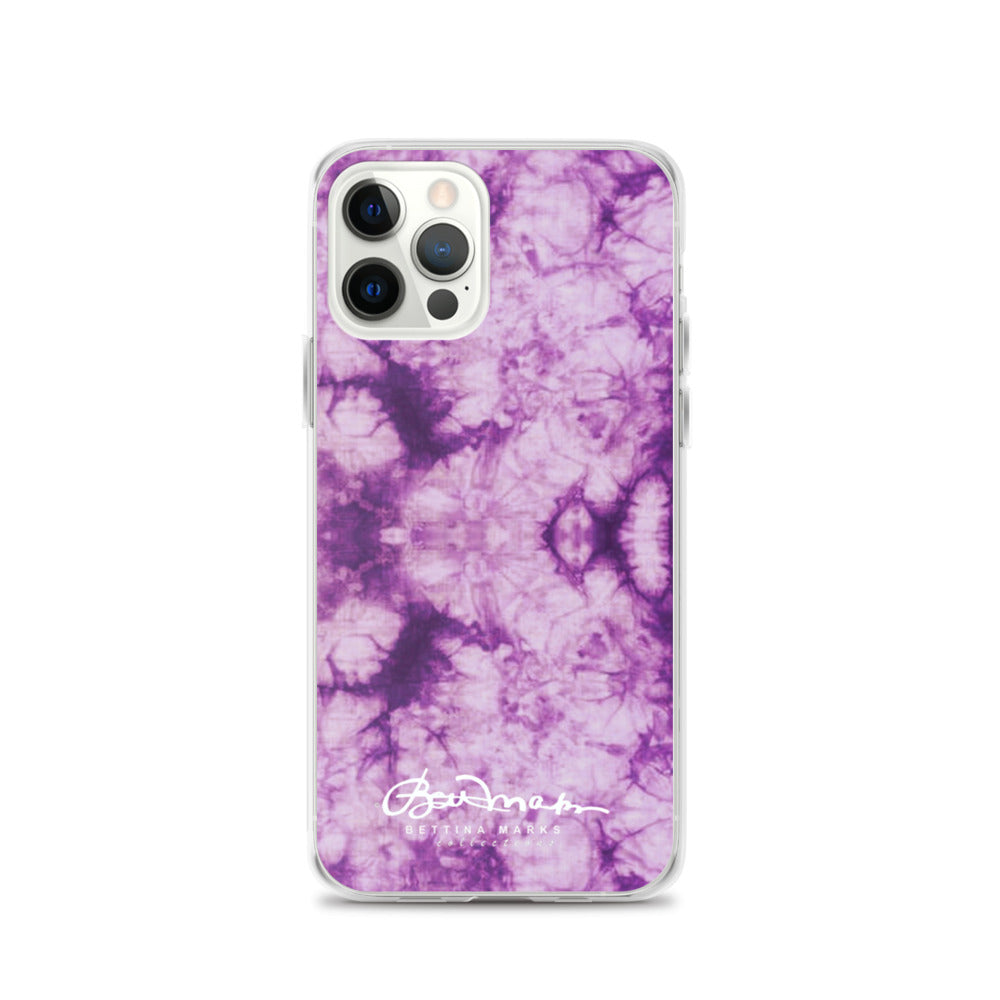 Purple Tie Dye iPhone Case (select model)