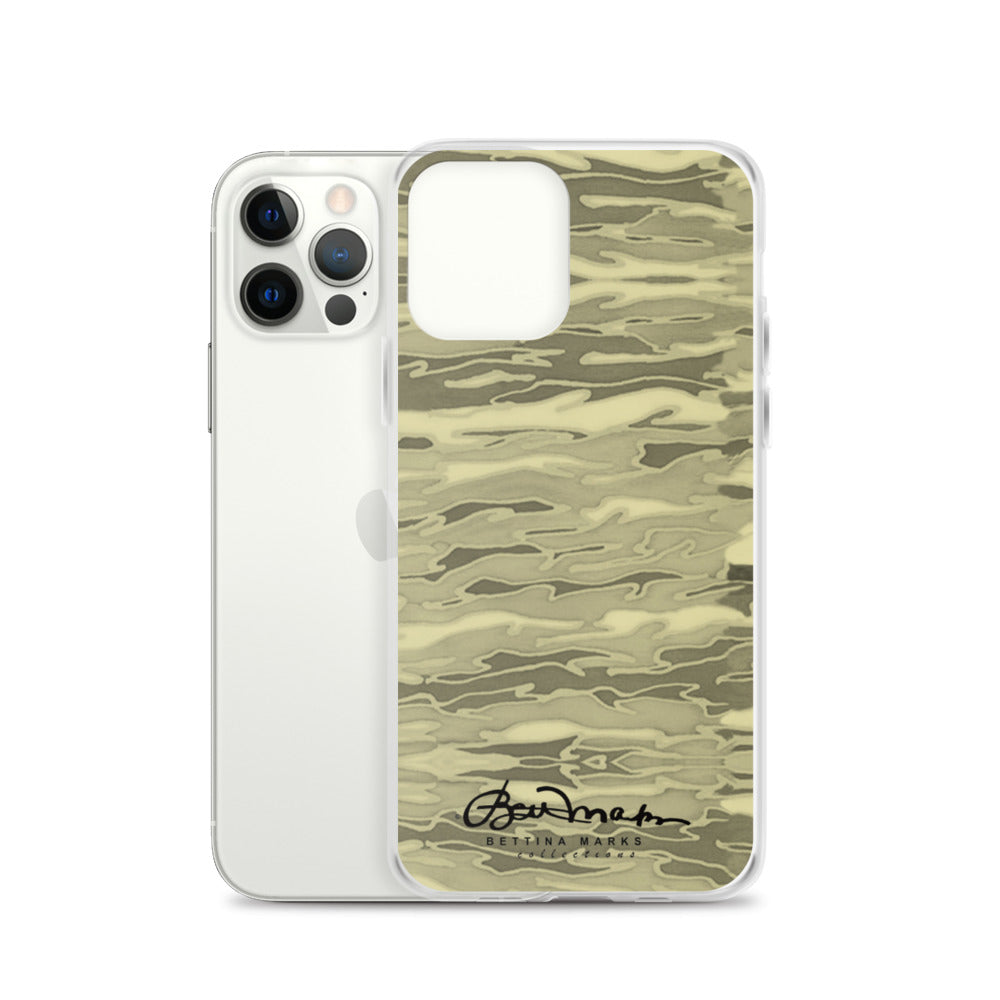 Khaki Lava Camouflage iPhone Case (select model)