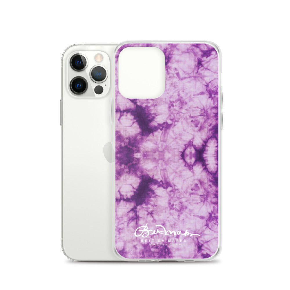 Purple Tie Dye iPhone Case (select model)