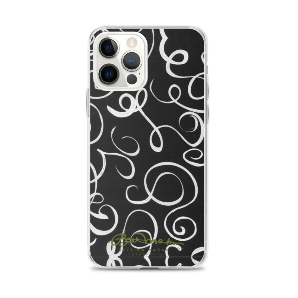 B&W Squiggles iPhone Case (select model)