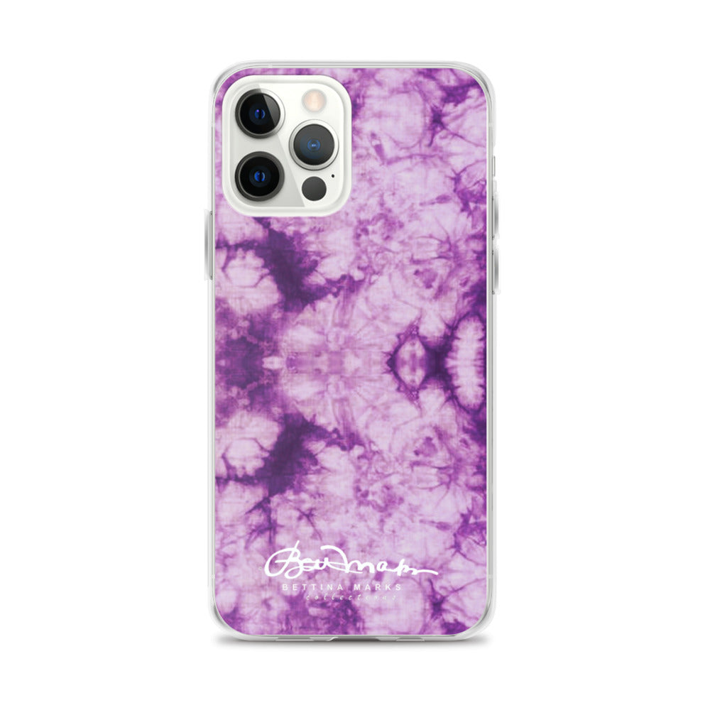 Purple Tie Dye iPhone Case (select model)