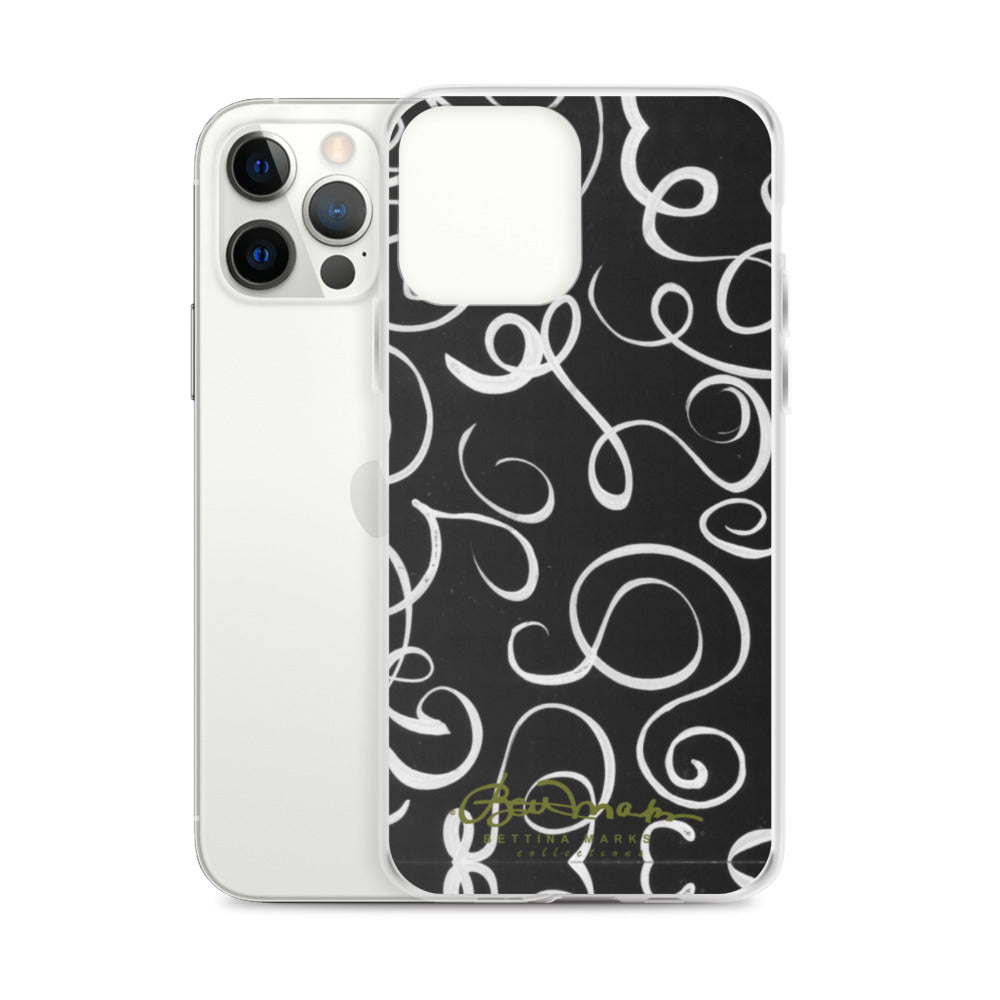 B&W Squiggles iPhone Case (select model)