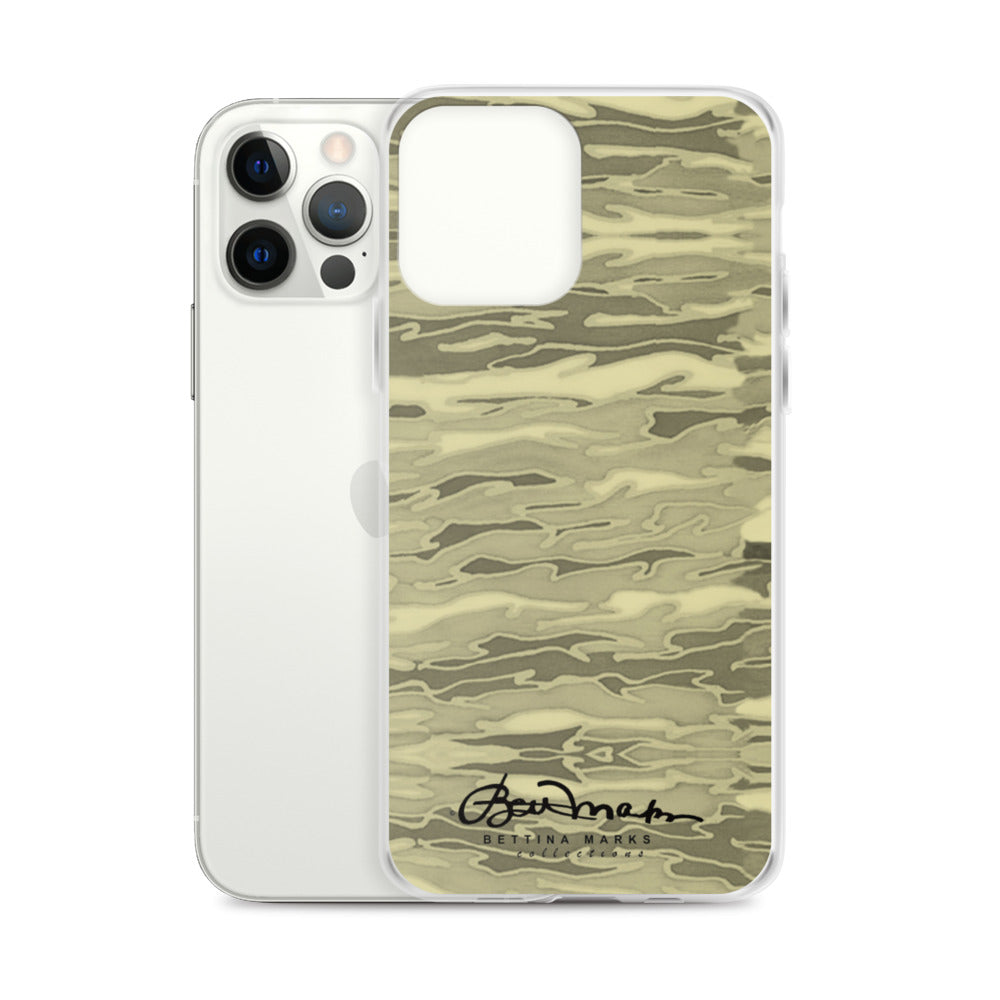 Khaki Lava Camouflage iPhone Case (select model)