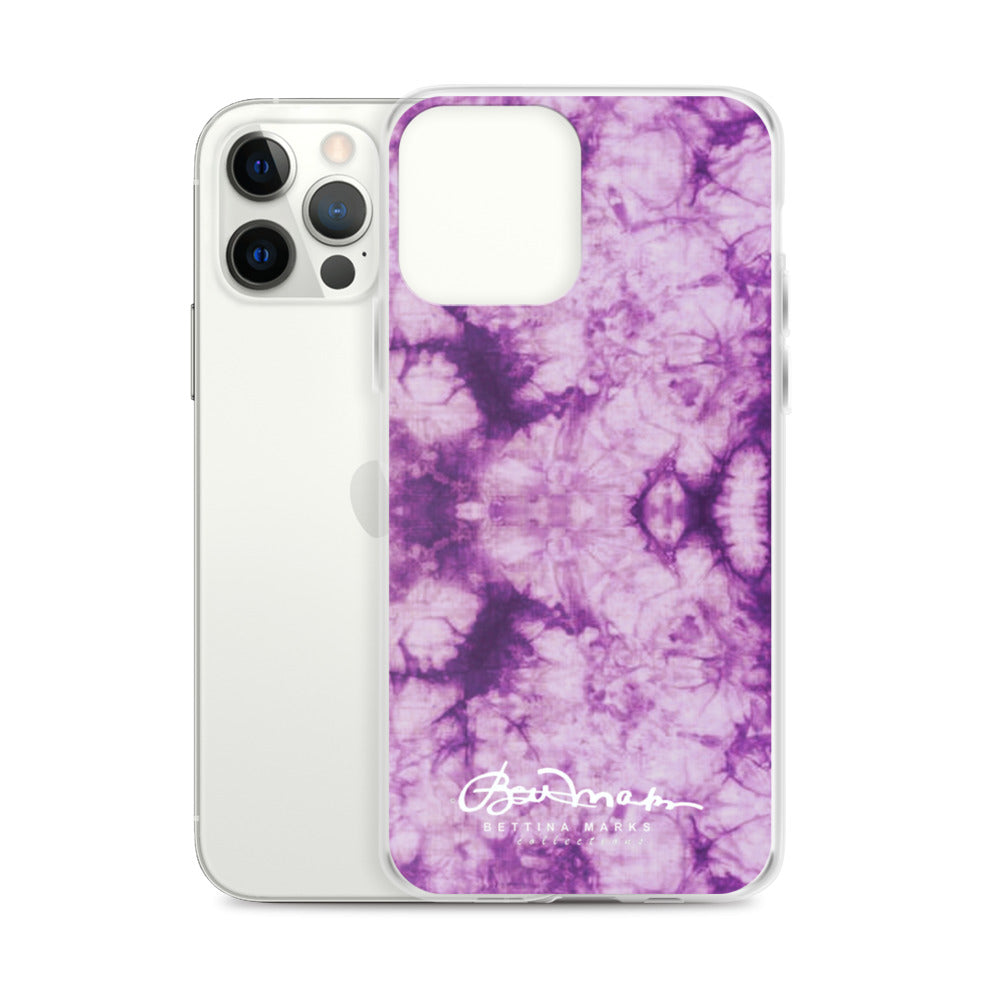 Purple Tie Dye iPhone Case (select model)