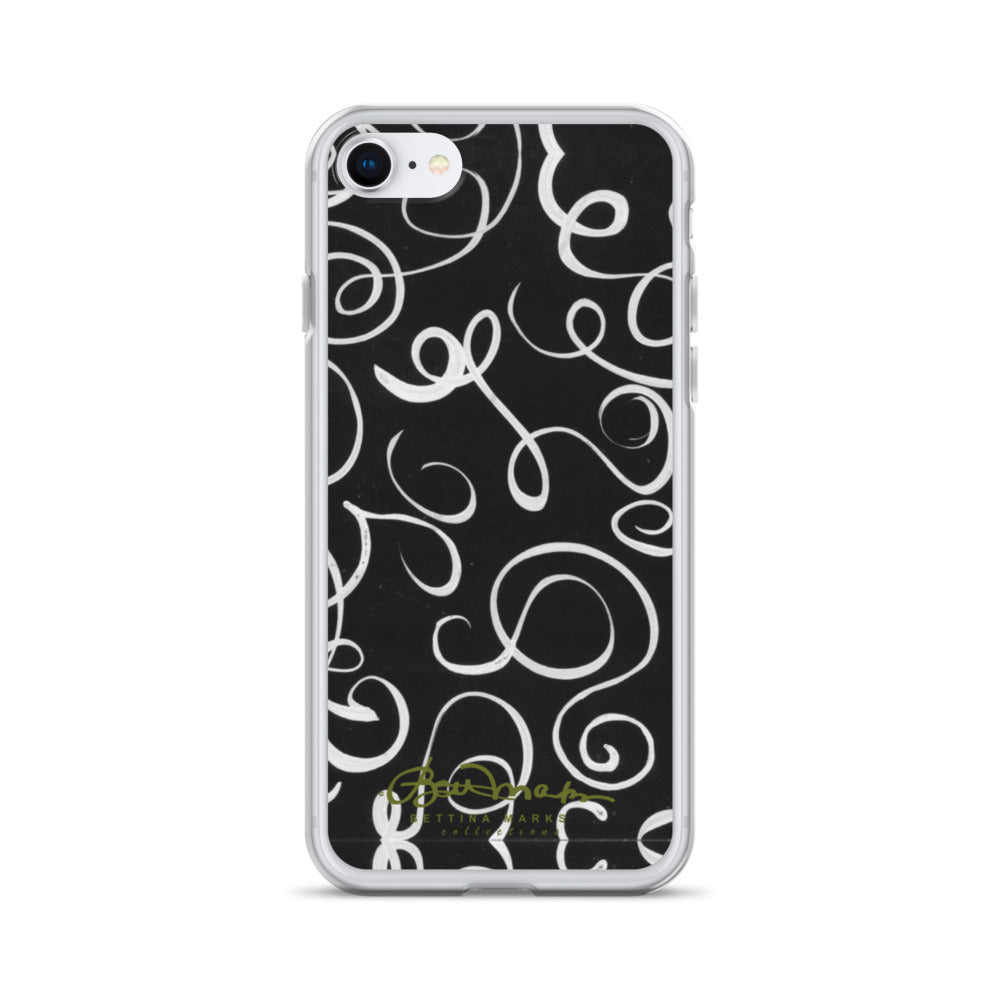 B&W Squiggles iPhone Case (select model)