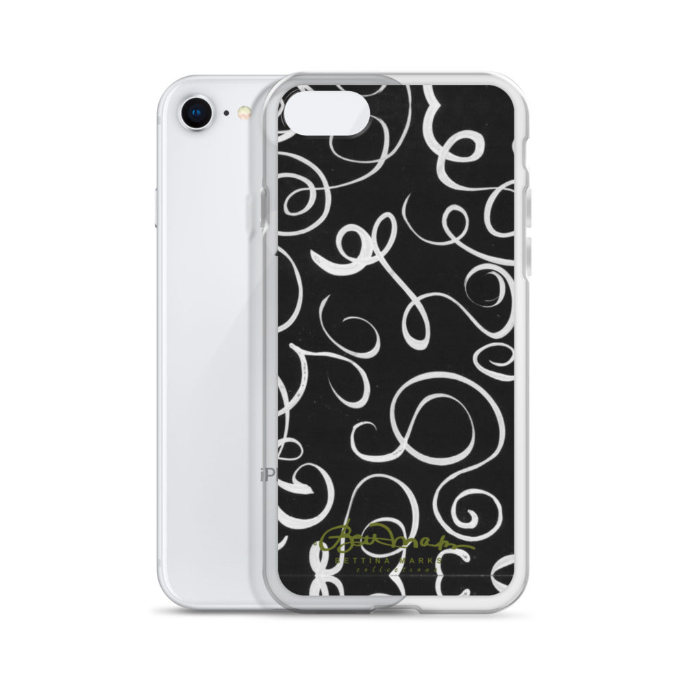 B&W Squiggles iPhone Case (select model)